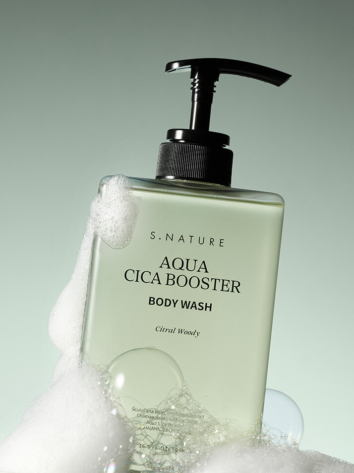 에스네이처 아쿠아 시카 부스터 바디워시 500ml