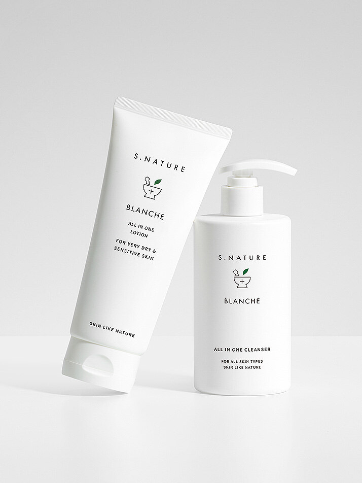 에스네이처 블랑쉬 클렌저 260ml+로션 200ml 세트