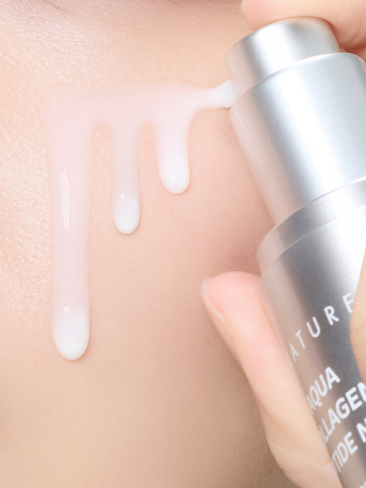 에스네이처 아쿠아 콜라겐 펩타이드 NAD+ 앰플 50ml+ 크림 50ml 듀오