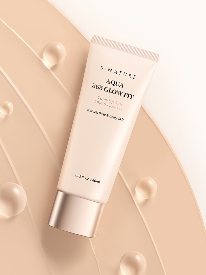 에스네이처 아쿠아 365 글로우핏 톤업선 40ml