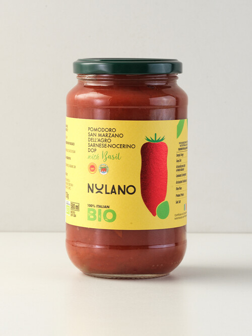 [놀라노] 유기농 산마르자노 토마토홀 위드 바질 550g