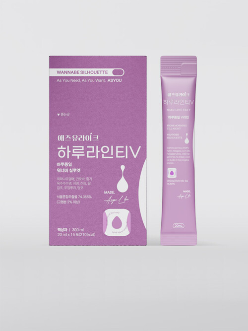 [애즈유] 카페인없는 하루라인티V (15포)