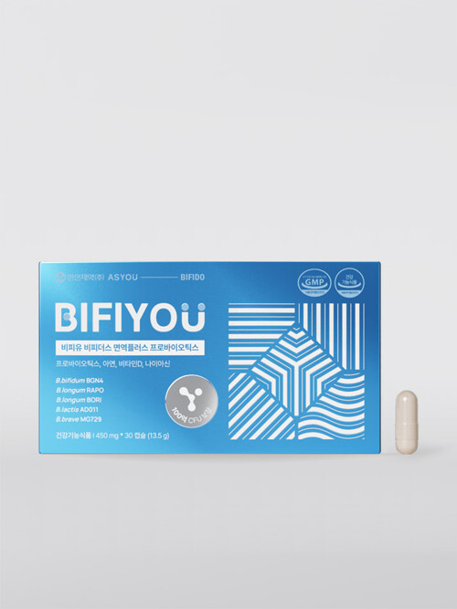 [애즈유] 비피유 비피더스 면역 프로바이오틱스 (30캡슐)