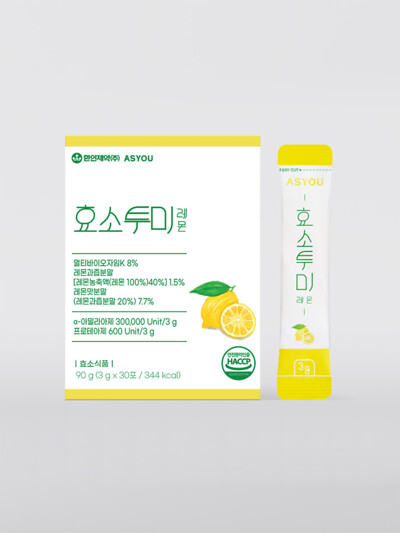 [애즈유] 효소투미 레몬 곡물효소 (30포)