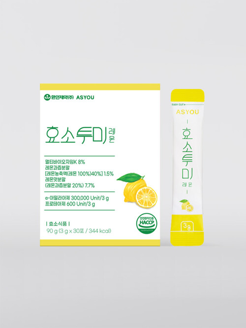 [애즈유] 효소투미 레몬 곡물효소 (30포)