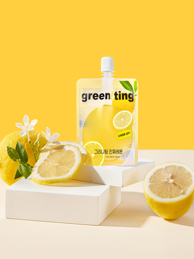 그리니팅 유기농 100% 진짜레몬 1봉(80ml*5개)