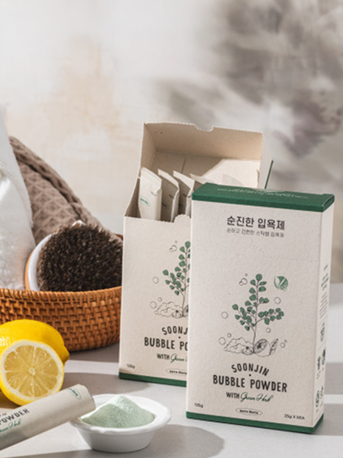 배스메이트 간편한 스틱형 파우더 순진한 입욕제 5개입