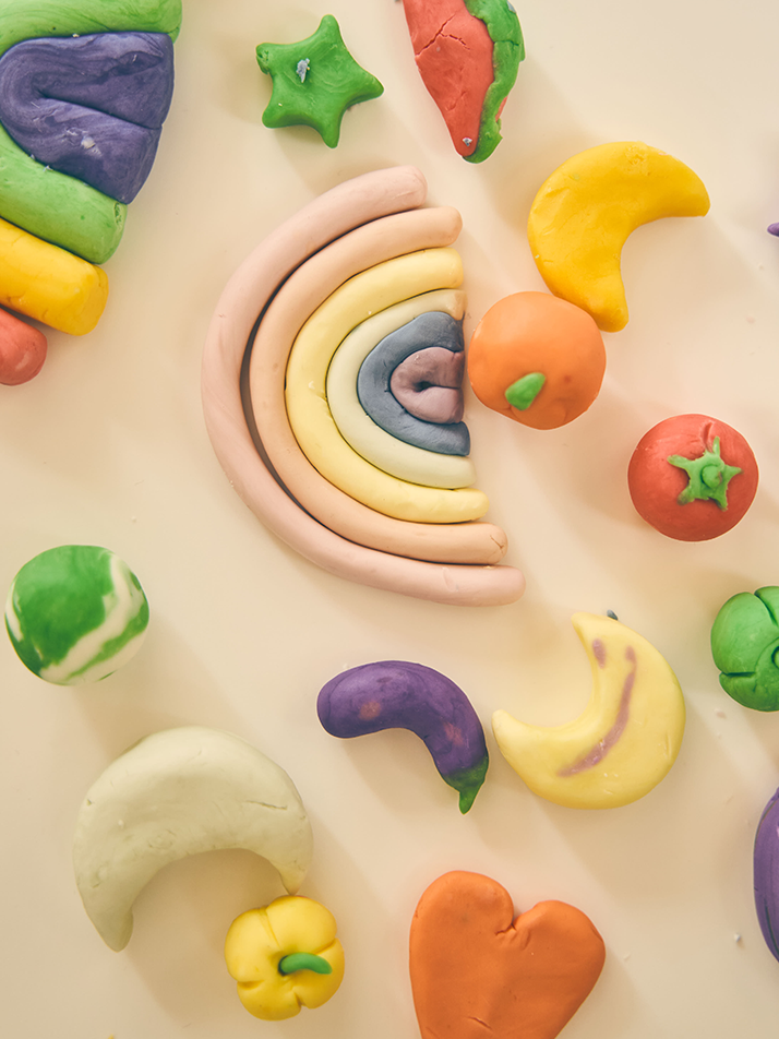 배스메이트 비건 레인보우 버블 클레이 아기 입욕제 140g