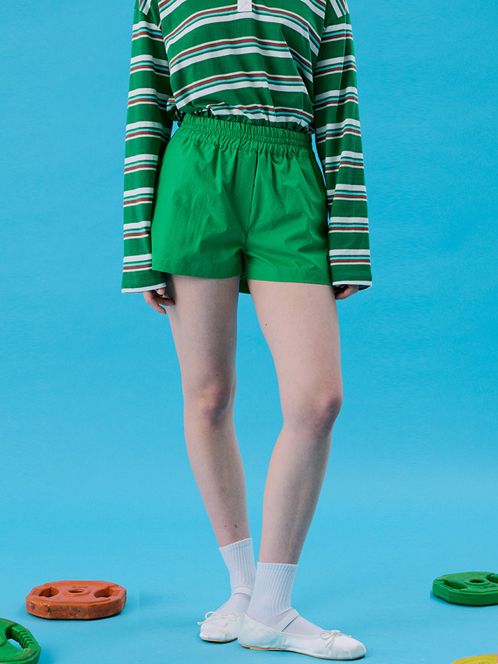 VOL11.Half Trunk pants_GREEN