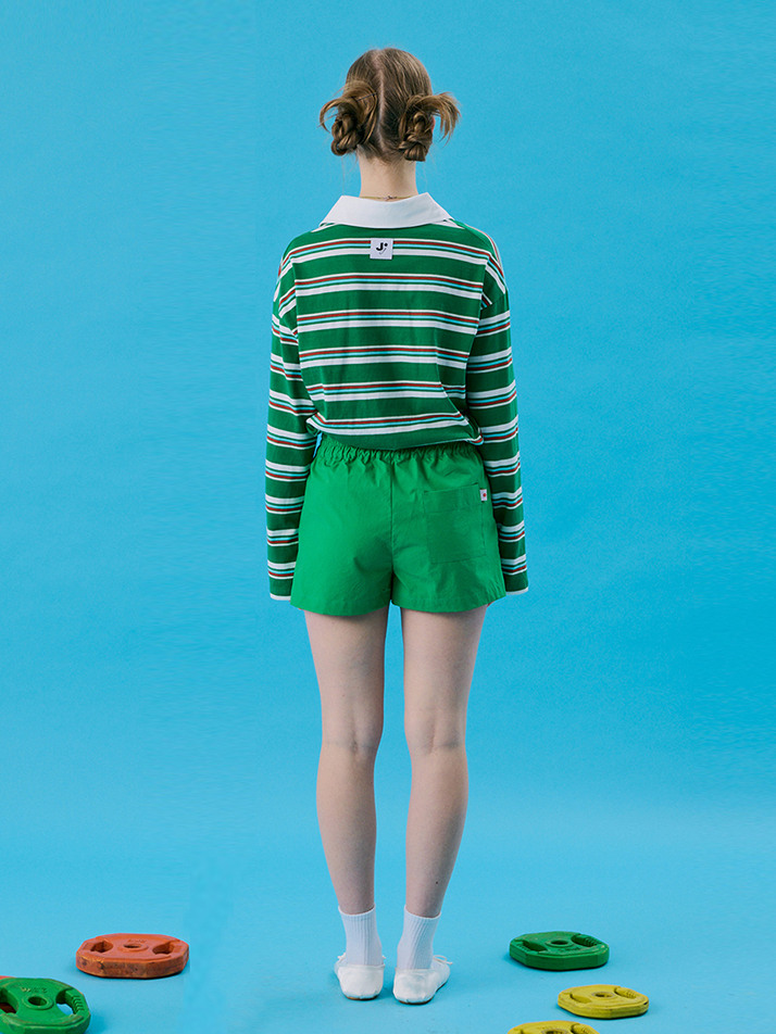 VOL11.Half Trunk pants_GREEN