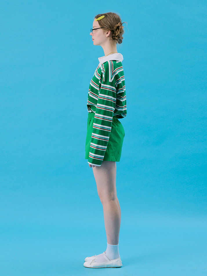 VOL11.Half Trunk pants_GREEN