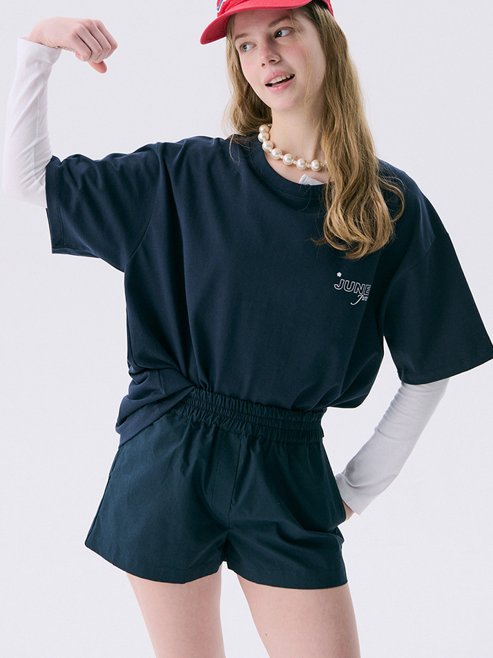 VOL11.Half Trunk pants_NAVY