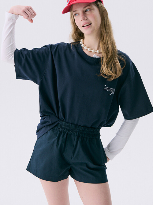 VOL11.Half Trunk pants_NAVY