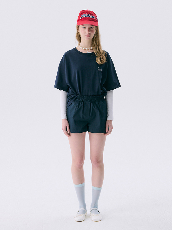 VOL11.Half Trunk pants_NAVY