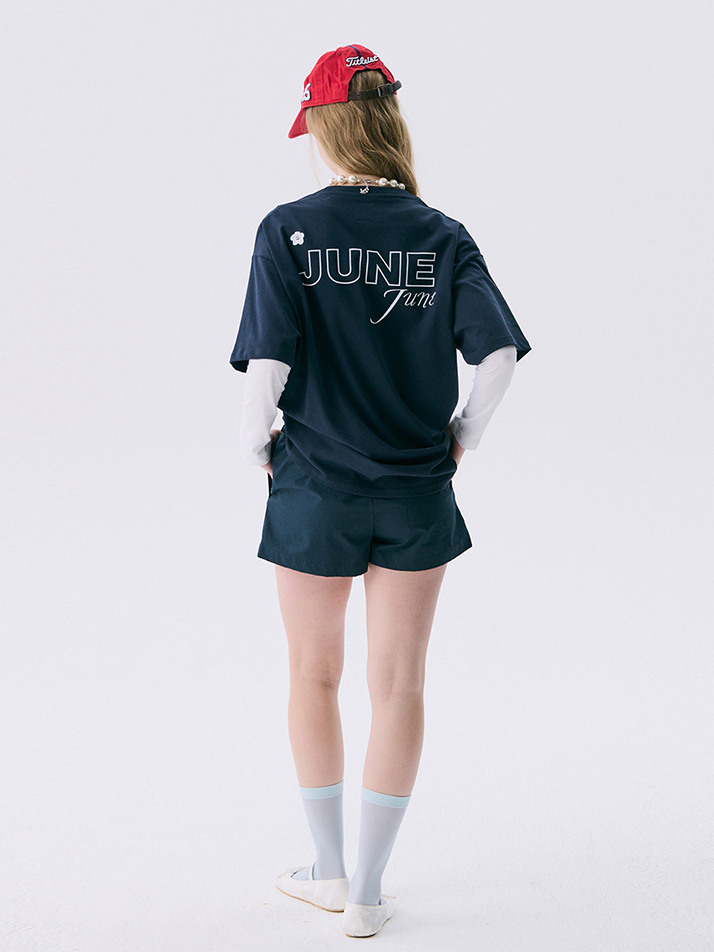 VOL11.Half Trunk pants_NAVY