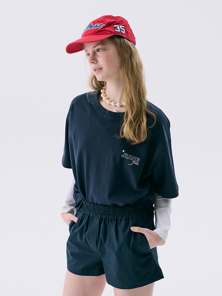 VOL11.Half Trunk pants_NAVY