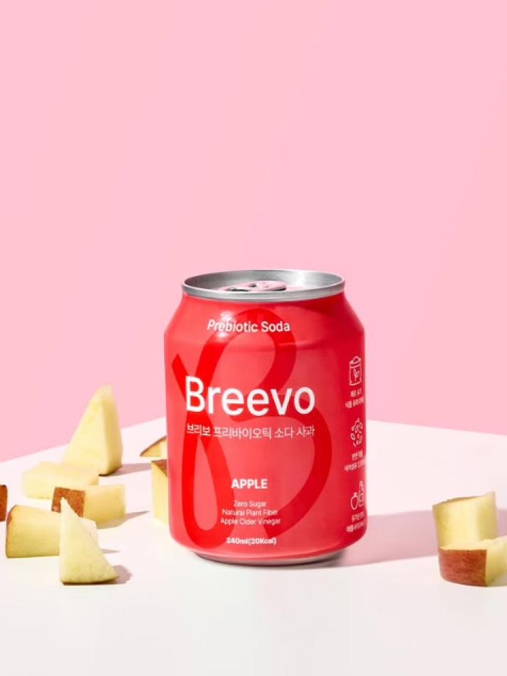 브리보 프리바이오틱소다 사과 240ml