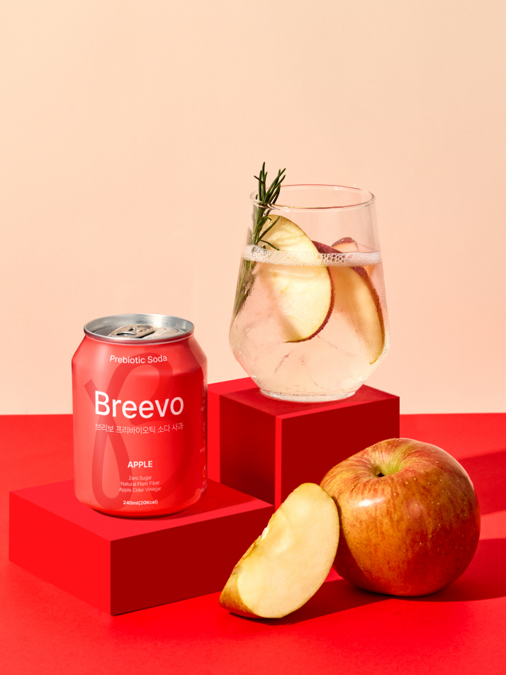 브리보 프리바이오틱소다 사과 240ml