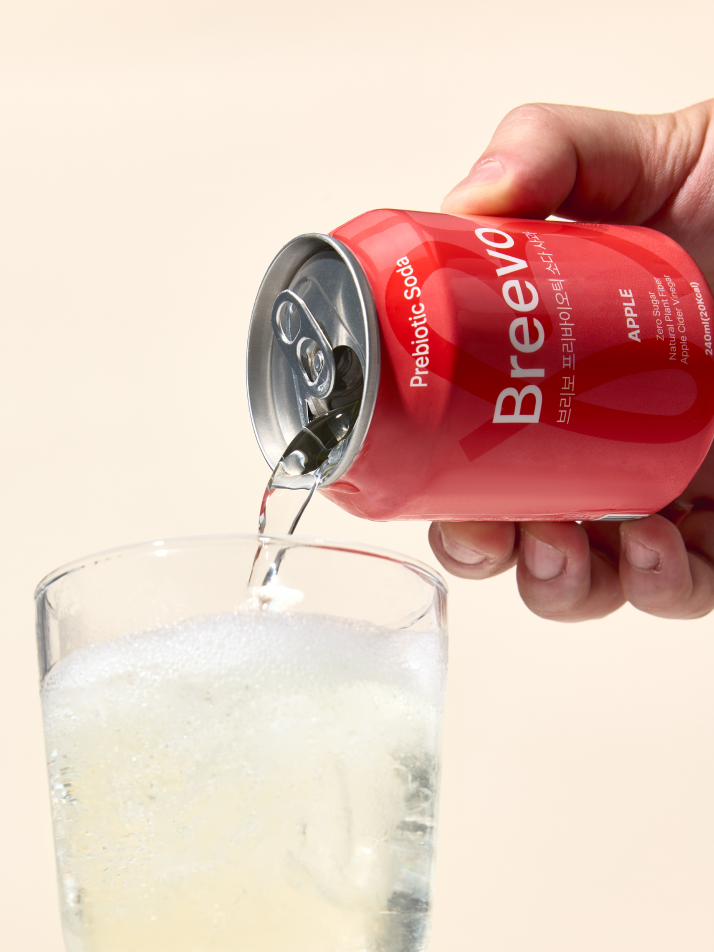 브리보 프리바이오틱소다 사과 240ml