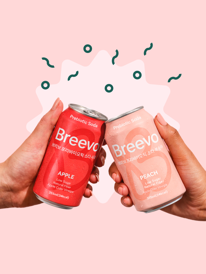 브리보 프리바이오틱 소다 사과 355ml 12개입