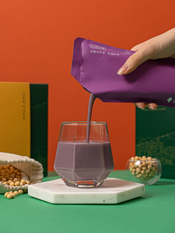 [두유본색] 자색고구마 아침두유 190ml, 10개