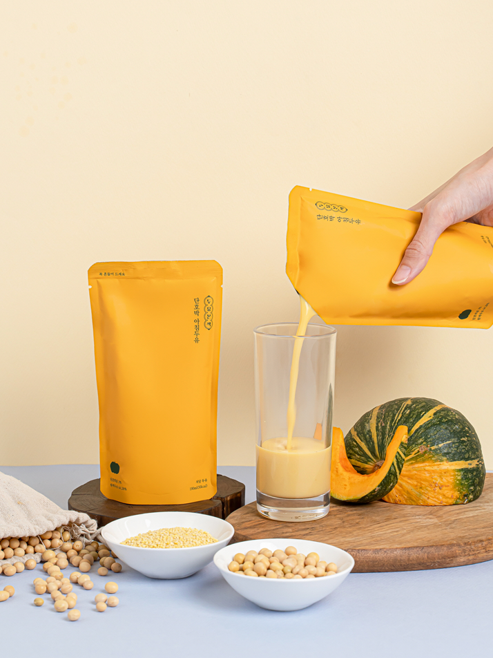 [두유본색] 단호박 아침두유 190ml, 10개