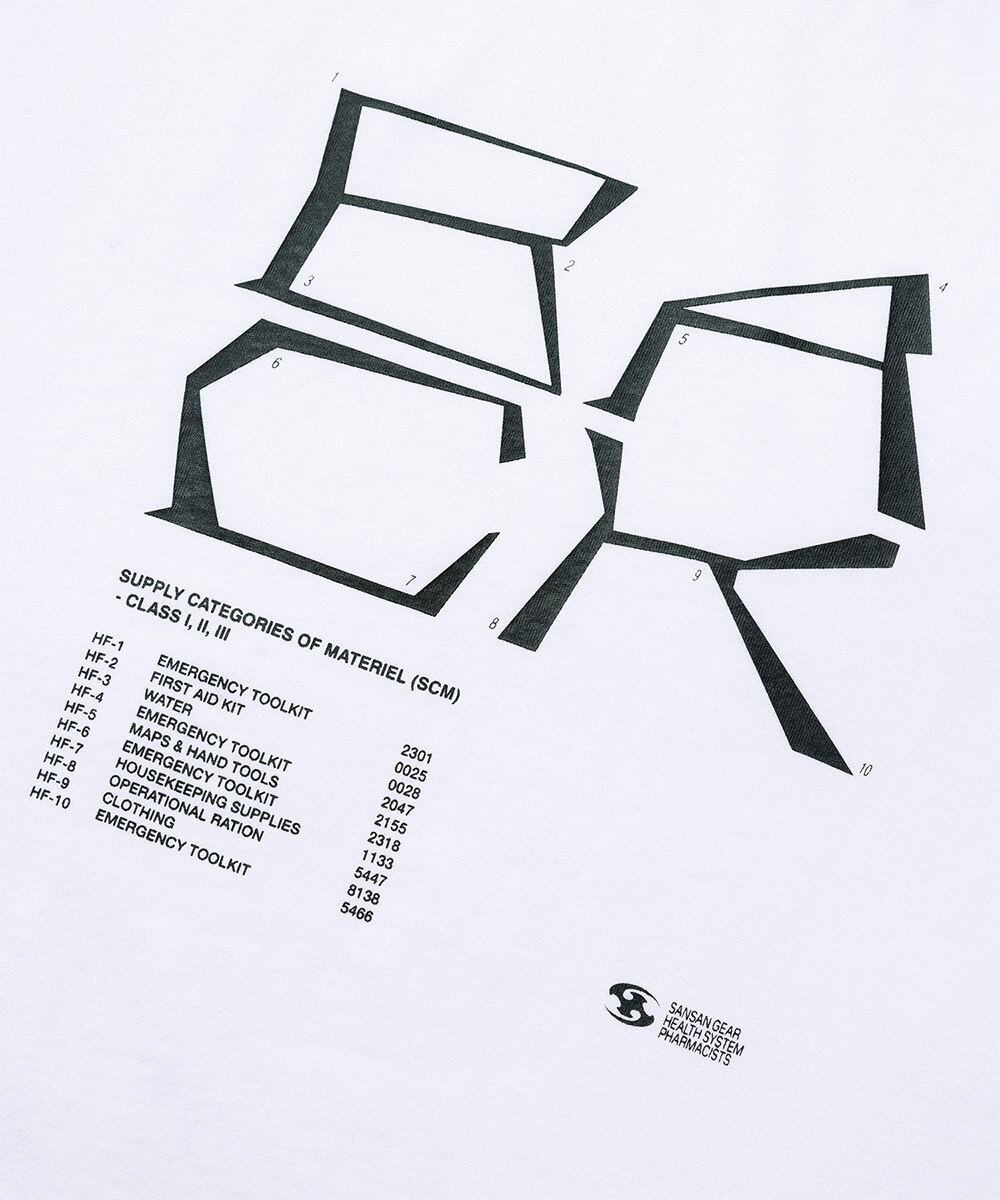 【SANSAN GEAR】 23SS SUPPLY LIST T-SHIRT OFF-WHITE Sansan Gear Supply List T-Shirt Off White - 23SS | eBay