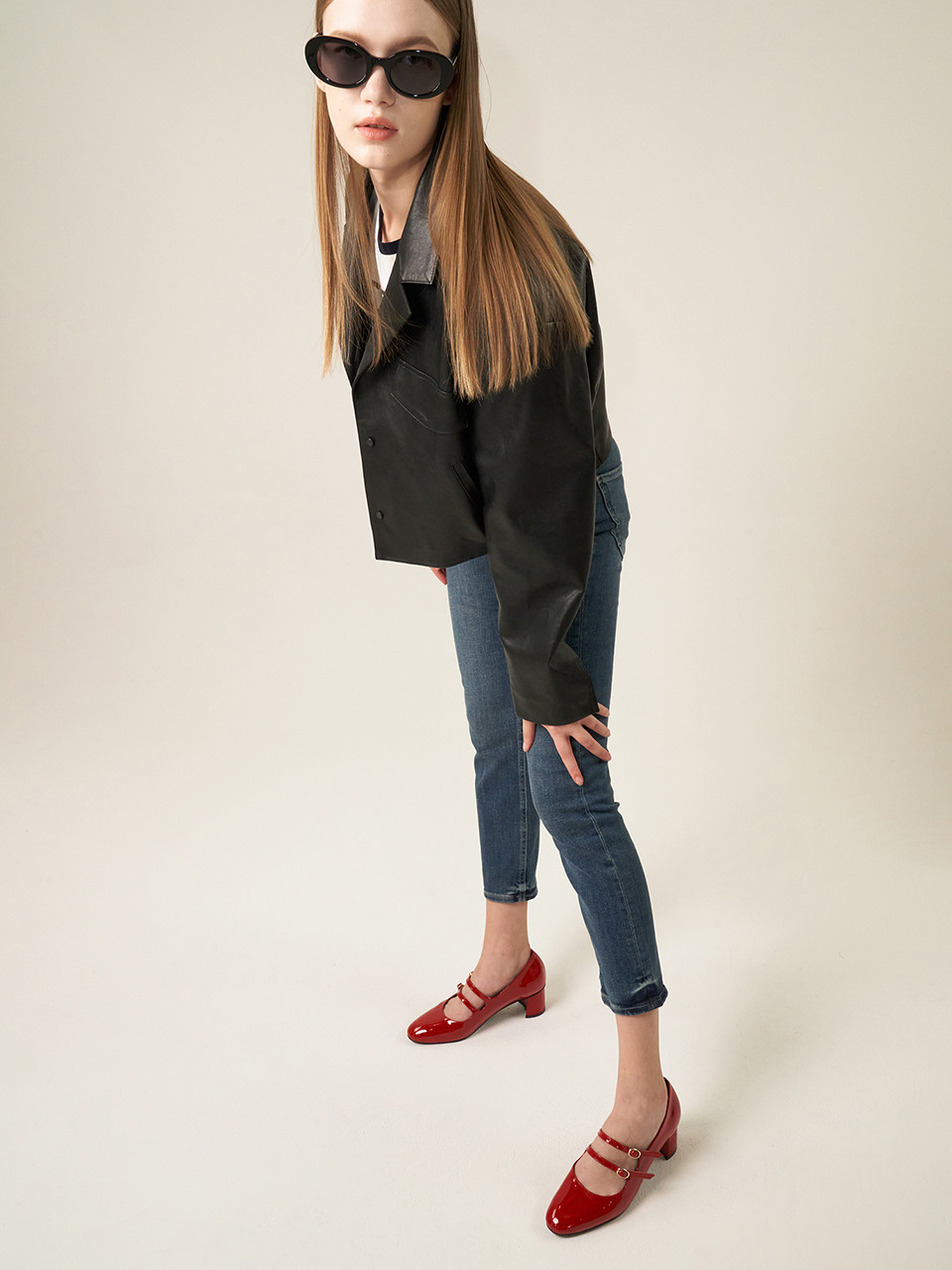 Carrie Mary Jane Pumps Red