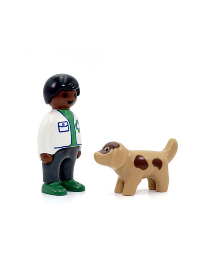 플레이모빌 1.2.3 수의사와 강아지(70407)