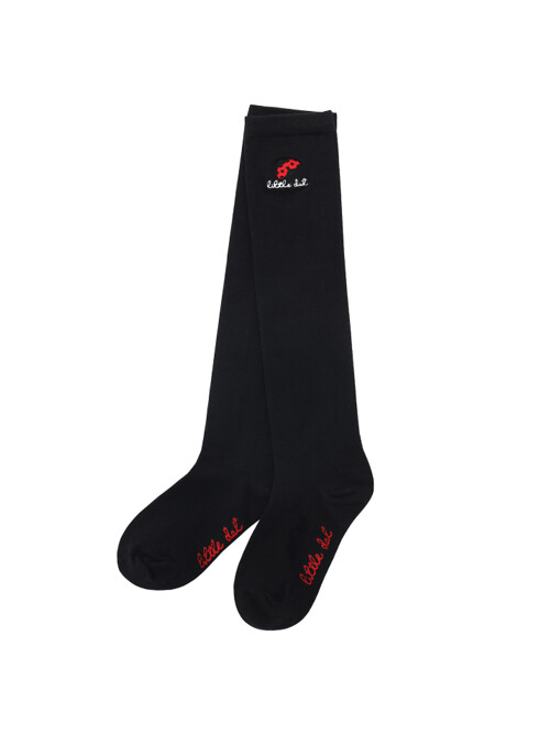 BB Logo knee socks - Black