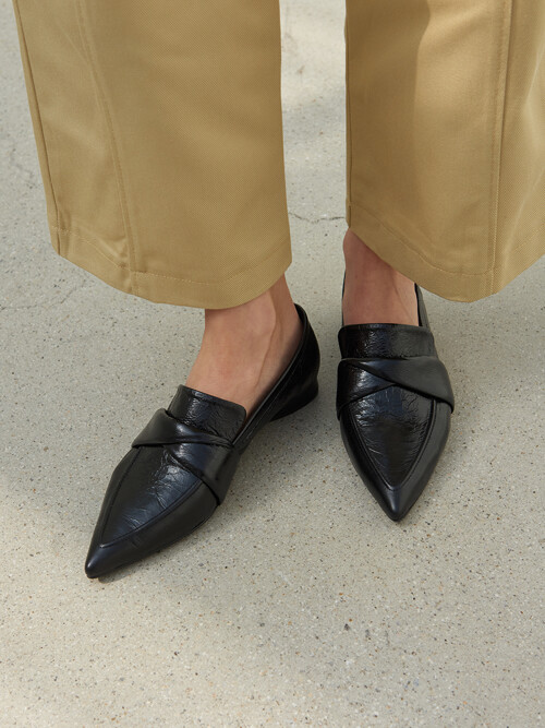 Eva Mocassins Crush Nappa Black