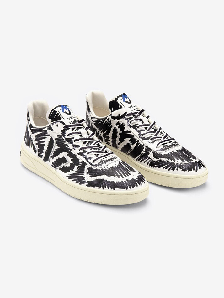 V-10 LEATHER VEJA X MARNI - FULL BLACK