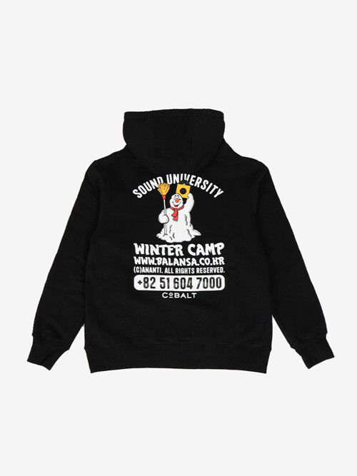 SU WINTER CAMP HOODIE - BLACK