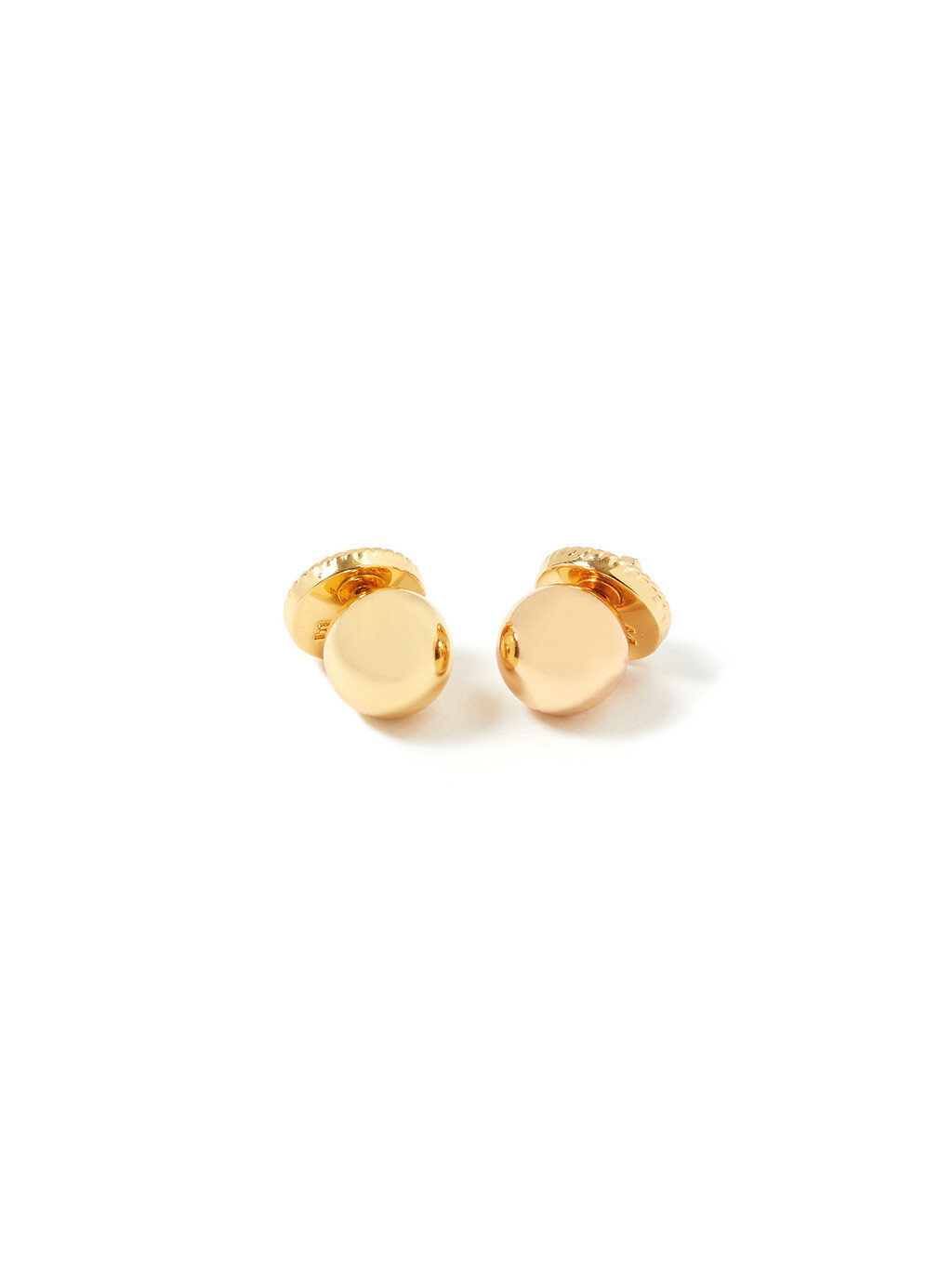 VENUS Petit Pearl Logo Earrings - Gold/Ivory