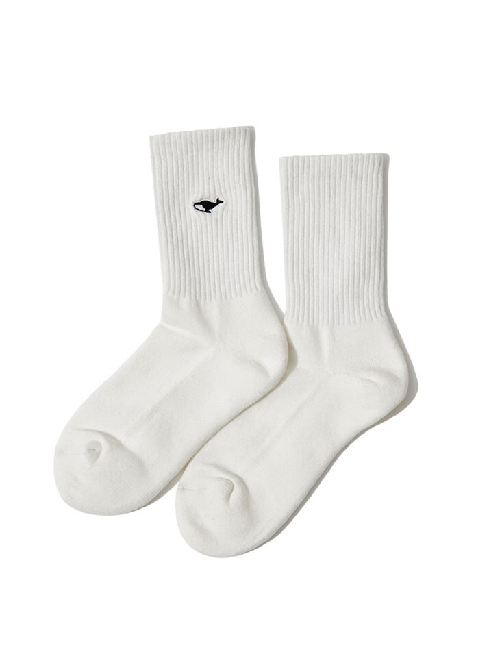 BASIC LOGO SOCKS (OFF WHITE)