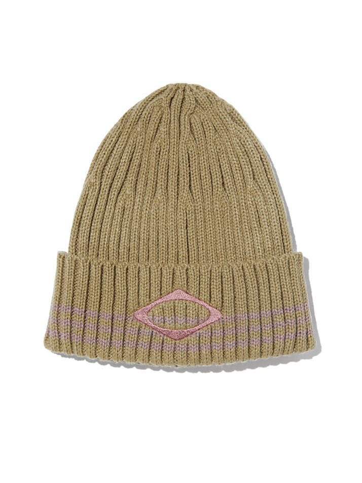 RHOMBUS BEANIE (KHAKI)