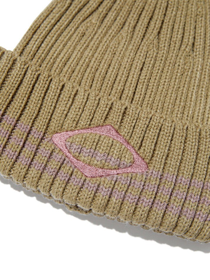 RHOMBUS BEANIE (KHAKI)