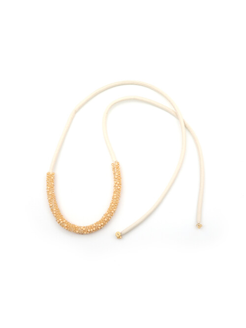 BEADS NECKLACE - PAPAYA