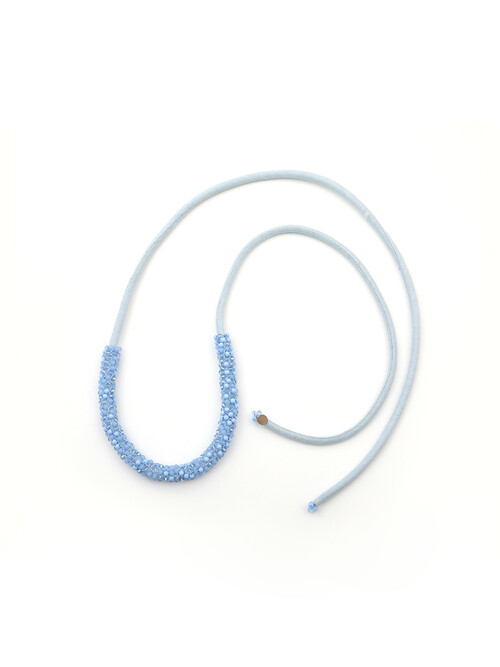 BEADS NECKLACE - POWDER BLUE