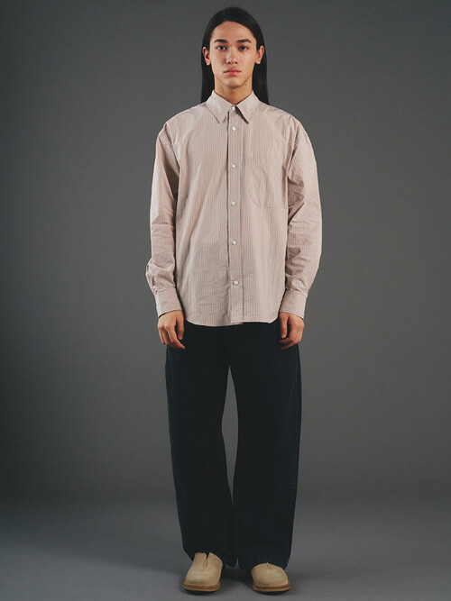 Stripe Shirt (Beige)