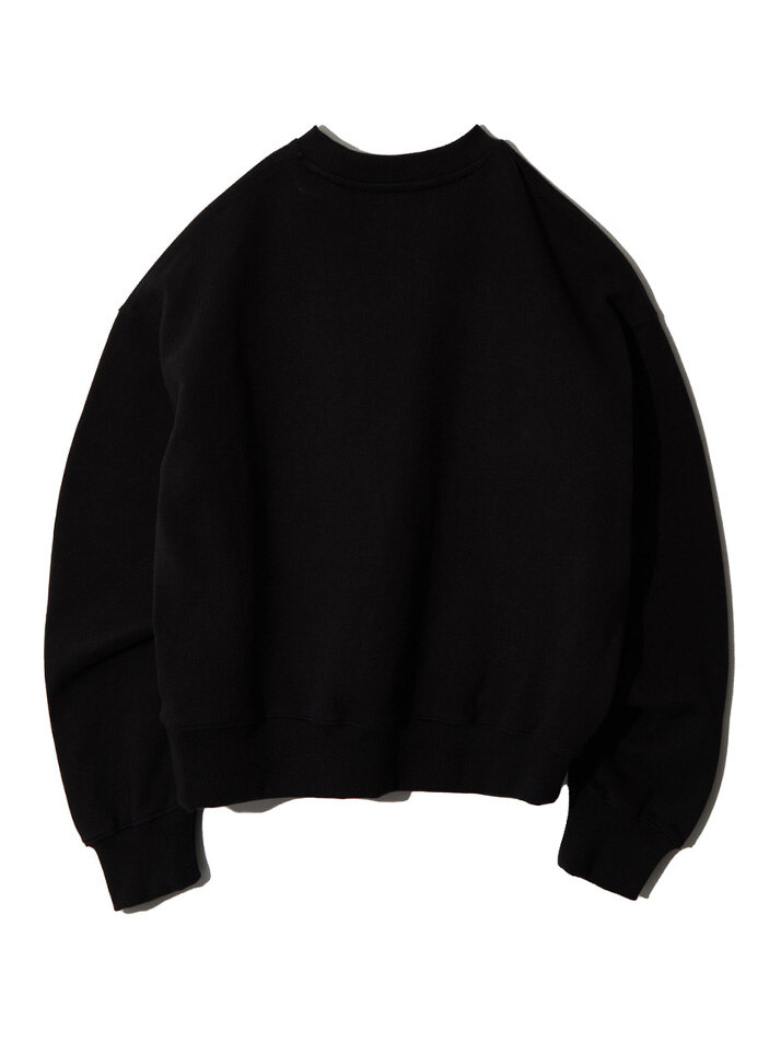 CROPPED SWEATSHIRT FOR WOMEN (BLACK)