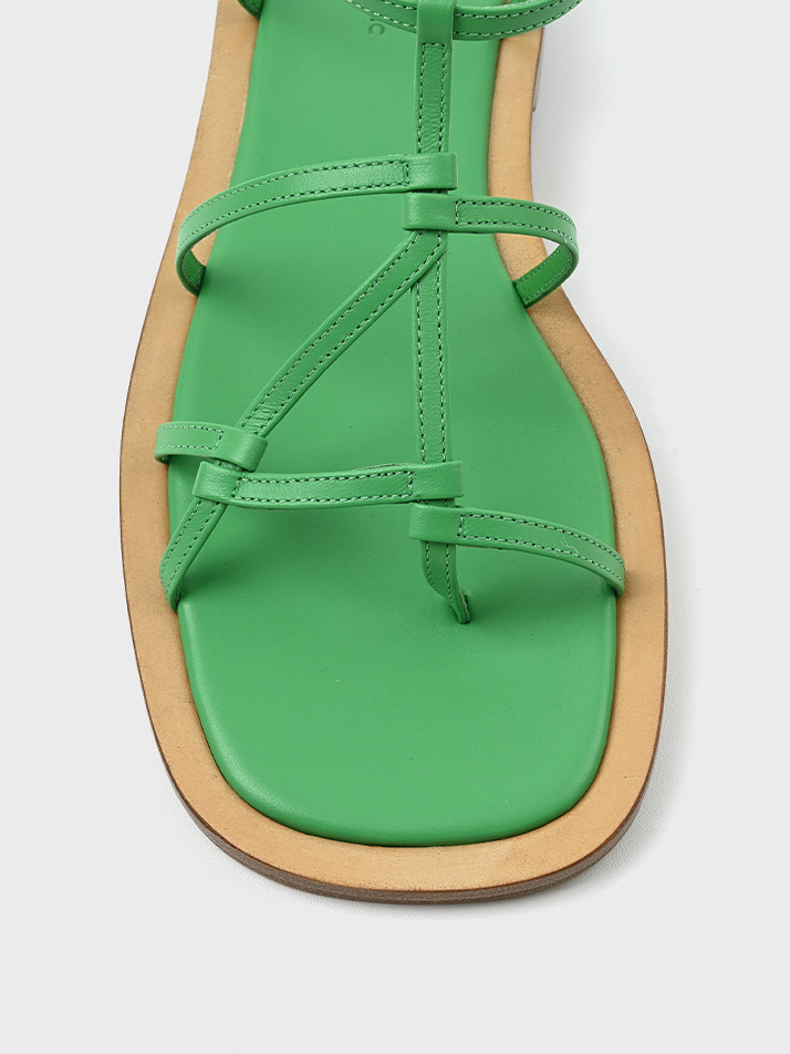 22SS MIDDLE STRAP SANDALS - GREEN