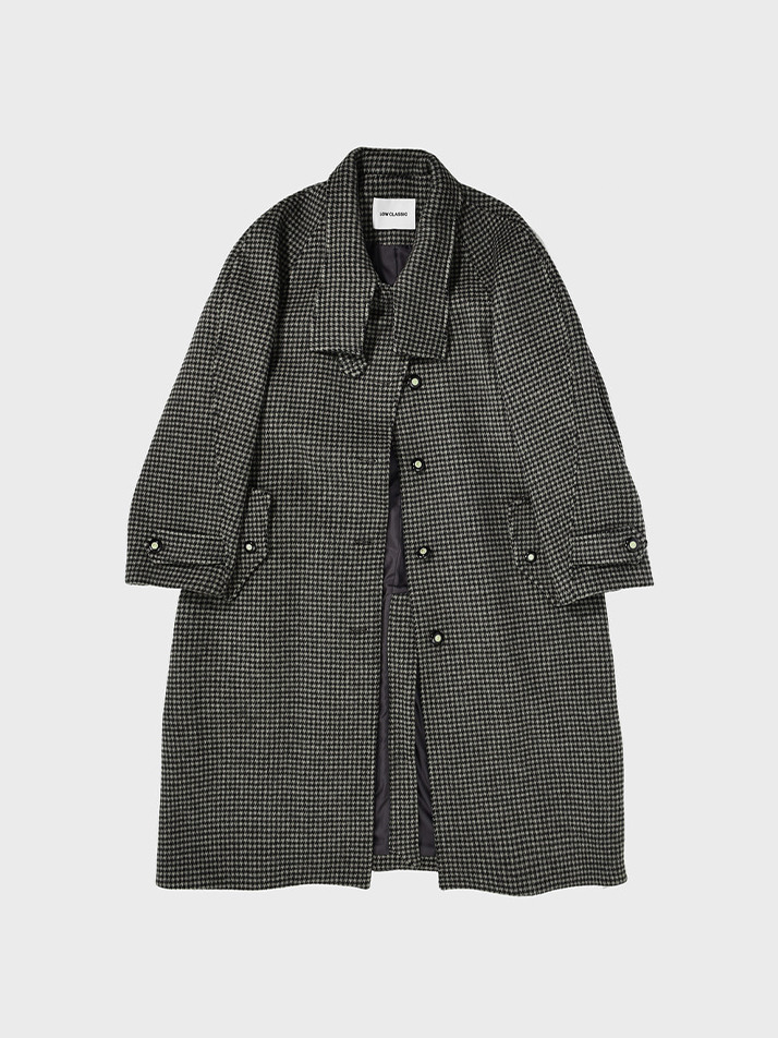 22FW OFFICER COAT CHECK ETERNAL JOURNEY