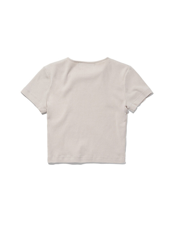 RHOMBUS BLUR T-SHIRTS MINI (LIGHT BEIGE)