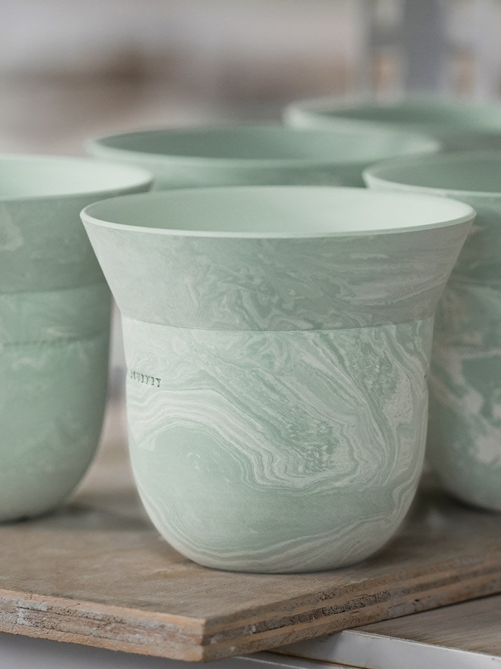 [Green Marble] Baby pot