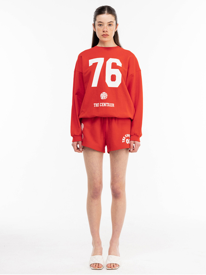 23SS CENTAUR 76 SWEATSHIRT_RED