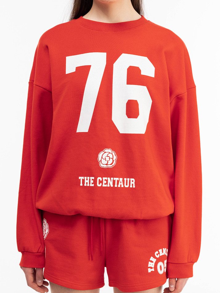 23SS CENTAUR 76 SWEATSHIRT_RED