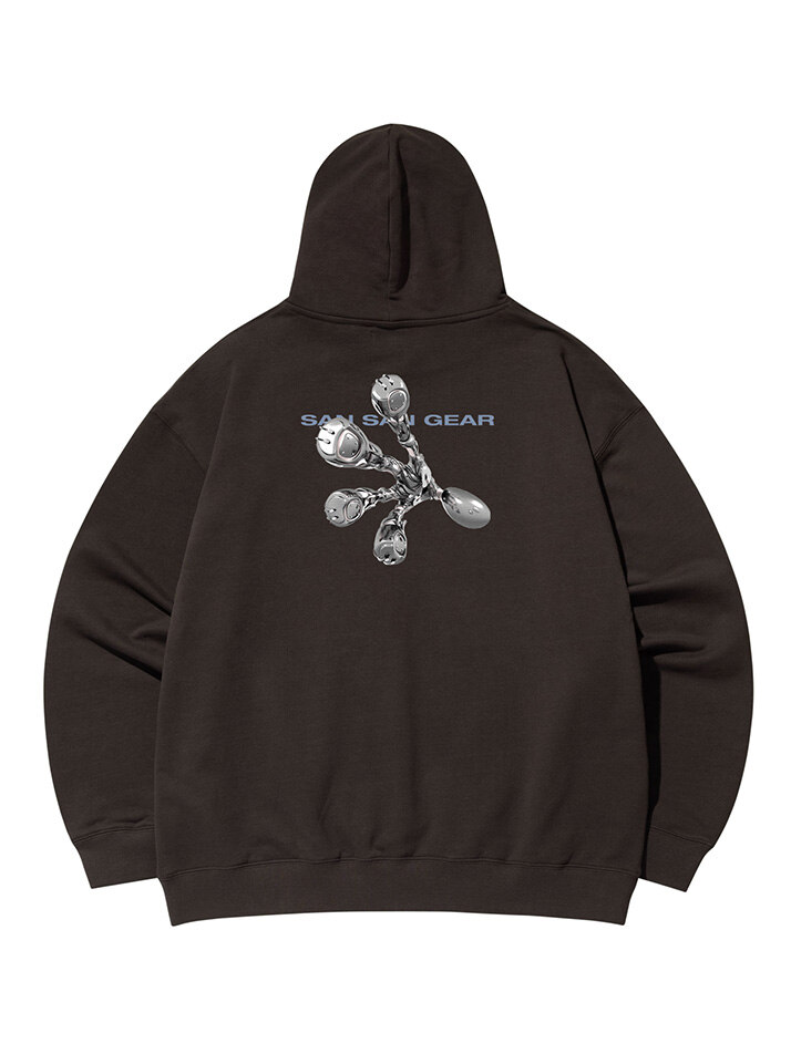 23SS INTERFACE HOODIE BROWN