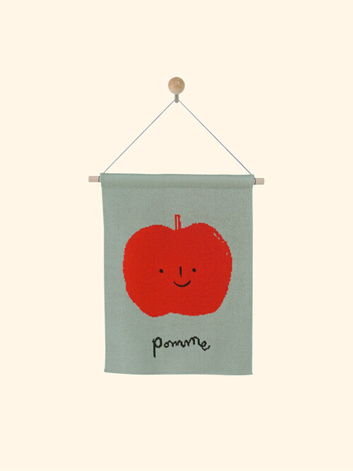 Petit Knit Poster - pomme