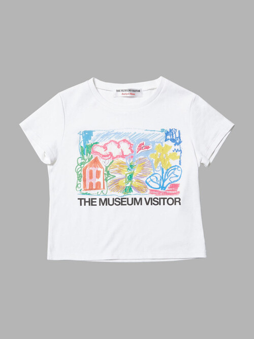 CRAYON ART PRINTED T-SHIRTS (WHITE)